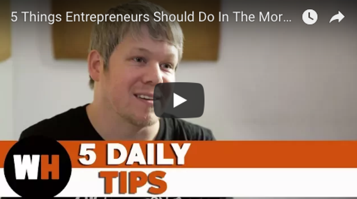 5 Things Entrepreneurs Should Do In The Morning by Derek Vasconi_business_tips_advice_how_to